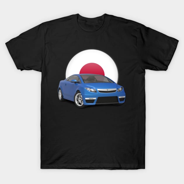 Acura Car Concept Blue vehicles, car, coupe, sports car 12 T-Shirt by Stickers Cars